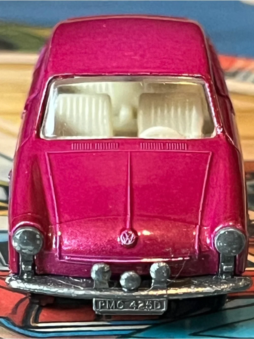 Vintage Matchbox Superfast No. 67 Volkswagen 1600 TL Purple Pink Lesney England